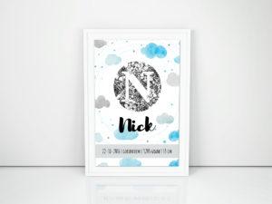geboorteposter_wolken