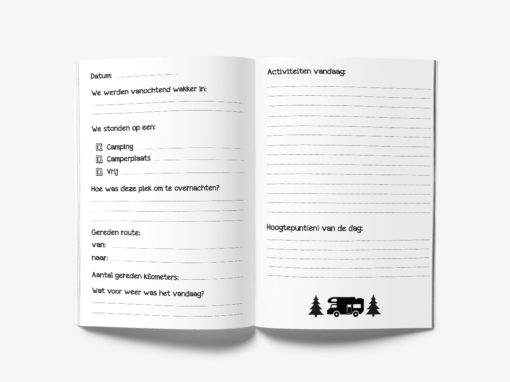 Camper Reisdagboek - Een blijvende herinnering aan je camperreis - Afbeelding 3